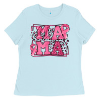 Baby Blue Breast Cancer Awareness mama Ladies Tee - LillyAllenDesigns