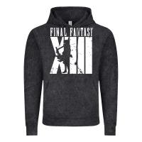 Vintage Black final fantasy xiii lightning white Vintage Hoodie - lanVoArt