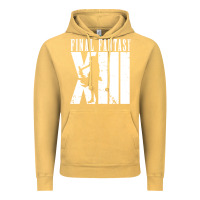 Vintage Mustard final fantasy xiii lightning white Vintage Hoodie - lanVoArt