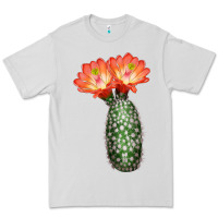 Dove Grey King Cup Cactus Premium Tee - LillyAllenDesigns