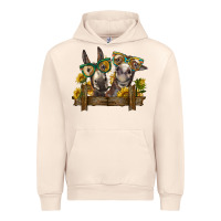 Sandshell 2 donkeys with sunflowers Urban Hoodie - BarkalooDesign