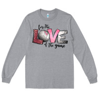 Heather Grey for the love of the game volleyball Long Sleeve Tee - Jasminsmagicworld