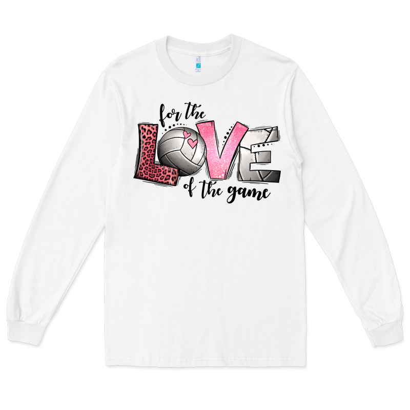 For The Love Of The Game Volleyball Long Sleeve Tee by Jasminsmagicworld | Teevron