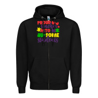 Black proud teacher to ausome students Zipper Hoodie - CowhideDigitalArt