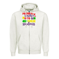 Oatmeal Heather proud teacher to ausome students Zipper Hoodie - CowhideDigitalArt