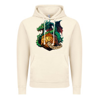 Vintage Artic dragon and a d20 Vintage Hoodie - lanVoArt