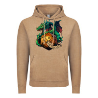 Vintage Coffee dragon and a d20 Vintage Hoodie - lanVoArt