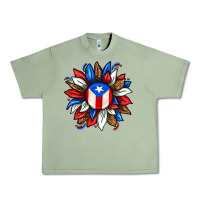 Oil Green puerto rico sunflower Urban Heavy Tee - texasbilliewilder