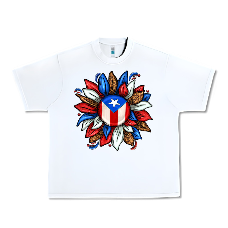 Puerto Rico Sunflower Urban Heavy Tee by texasbilliewilder | Teevron
