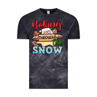 Cloud Black Baking through the snow Vintage Tee - NancyCooperArtShop