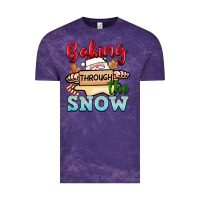 Cloud Purple Baking through the snow Vintage Tee - NancyCooperArtShop