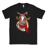 Black christmas scarf heifer Classic Tee - RanaPortraitStore