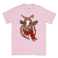 Bubblegum Pink christmas scarf heifer Classic Tee - RanaPortraitStore