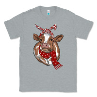 Heather Grey christmas scarf heifer Classic Tee - RanaPortraitStore