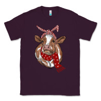 Plum christmas scarf heifer Classic Tee - RanaPortraitStore