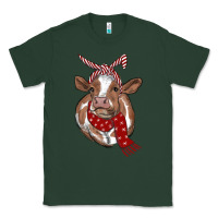 Sports Green christmas scarf heifer Classic Tee - RanaPortraitStore