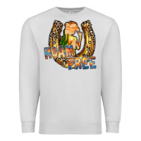 Dove Grey cowgirl horseshoe Premium Sweatshirt - RacoonDesign