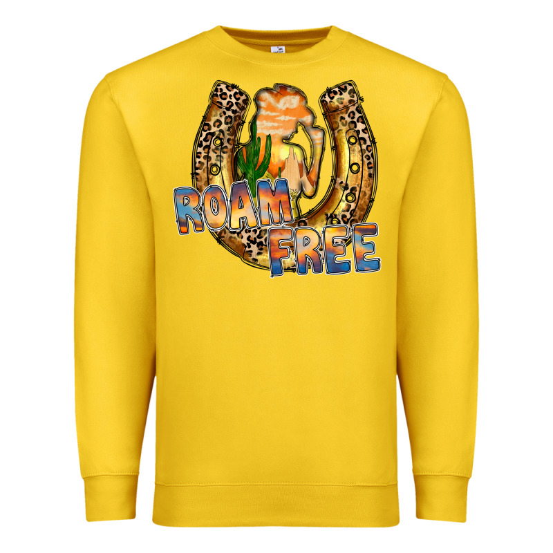 Cowgirl Horseshoe Premium Sweatshirt by RacoonDesign | Teevron