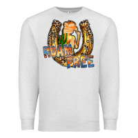 Oatmeal Heather cowgirl horseshoe Premium Sweatshirt - RacoonDesign