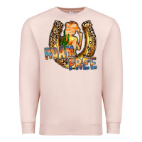 Pale Pink cowgirl horseshoe Premium Sweatshirt - RacoonDesign