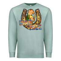 Seafoam cowgirl horseshoe Premium Sweatshirt - RacoonDesign