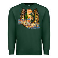 Sports Green cowgirl horseshoe Premium Sweatshirt - RacoonDesign