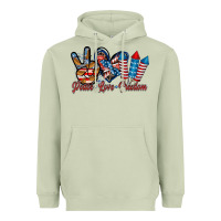 Matcha peace love freedom Heavyweight Hoodie - RacoonDesign