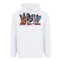 White peace love freedom Heavyweight Hoodie - RacoonDesign