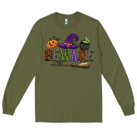 Army Green beware Long Sleeve Tee - CowGirlArtShop