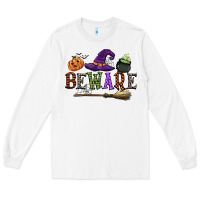 White beware Long Sleeve Tee - CowGirlArtShop