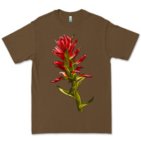 Cacao Indian Paintbrush Premium Tee - LillyAllenDesigns