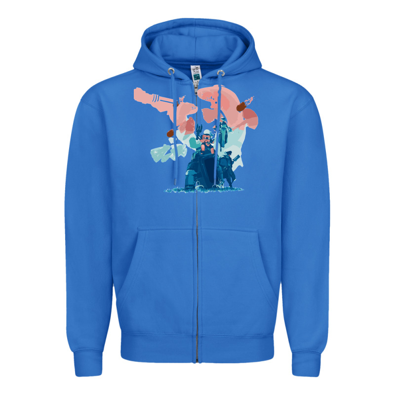 Risk Of Rain 2 Zipper Hoodie by lanVoArt | Teevron