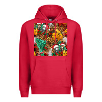 Cardinal christmas donkeys Premium Hoodie - FaDigitalArtStudio