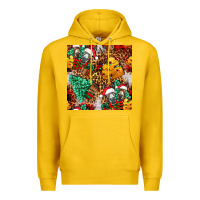 Lemon christmas donkeys Premium Hoodie - FaDigitalArtStudio