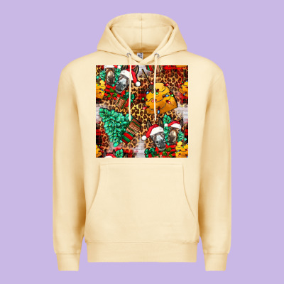 Christmas Donkeys Premium Hoodie Designed By Fadigitalartstudio