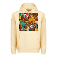 Pina Colada christmas donkeys Premium Hoodie - FaDigitalArtStudio
