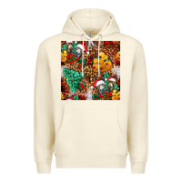Sandshell christmas donkeys Premium Hoodie - FaDigitalArtStudio