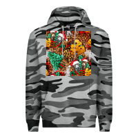 Slate Camo christmas donkeys Premium Hoodie - FaDigitalArtStudio