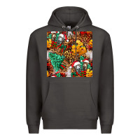 Smoke christmas donkeys Premium Hoodie - FaDigitalArtStudio