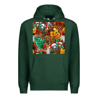 Sports Green christmas donkeys Premium Hoodie - FaDigitalArtStudio