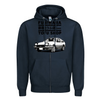 Navy initial d fujiwara tofu shop ae86 manga Zipper Hoodie - lanVoArt