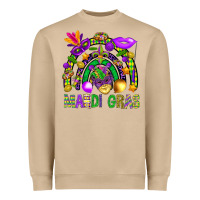 Mardi Gras Rainbow Heavyweight Sweatshirt | Teevron