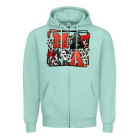 Seafoam Wrestling mama red and black Zipper Hoodie - LillyAllenDesigns