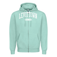 Seafoam levittown new york ny vintage athletic sports design t shirt Zipper Hoodie - lanVoArt