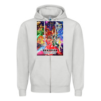 Dove Grey bakugan Zipper Hoodie - lanVoArt