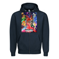 Navy bakugan Zipper Hoodie - lanVoArt