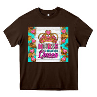 Chocolate Brown Nurse A Title Just Above Queen Tumbler Heavy Core Tee - BundleAndBundleShop