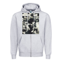 Heather Grey another mei misaki poster Zipper Hoodie - lanVoArt