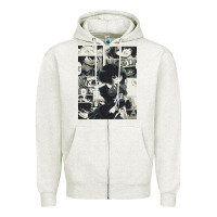 Oatmeal Heather another mei misaki poster Zipper Hoodie - lanVoArt