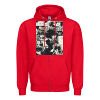 Red another mei misaki poster Zipper Hoodie - lanVoArt
